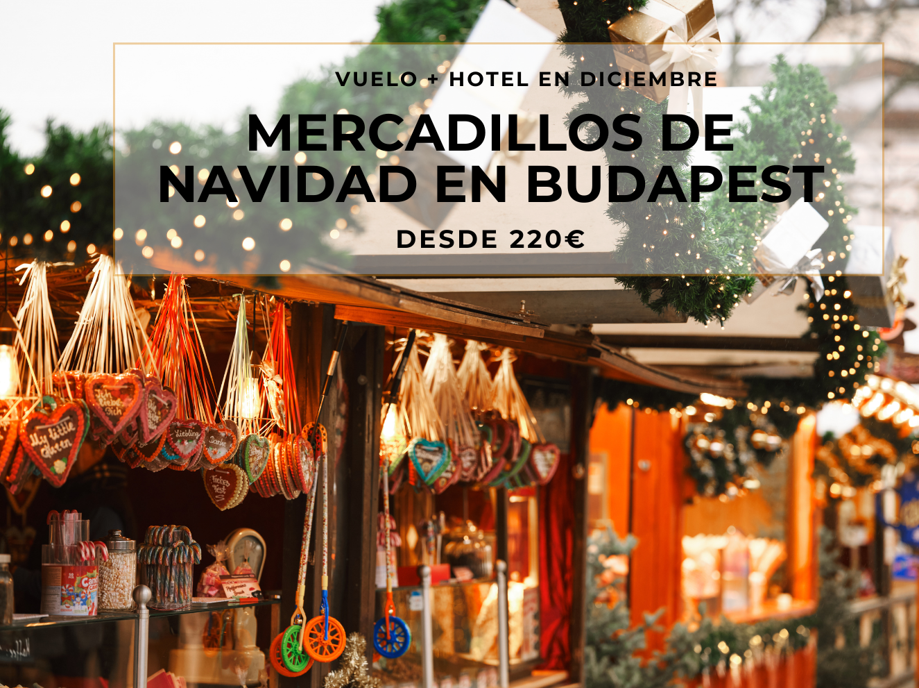 Mercadillo Navidad en Budapest